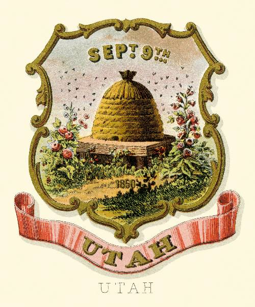 Utah Coat of Arms 1876